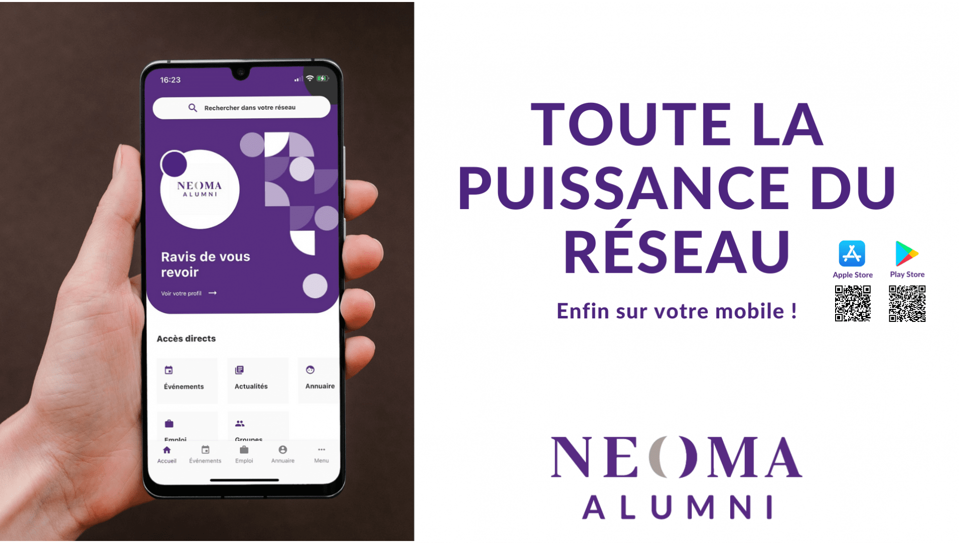 Toute la puissance du réseau, enfin sur votre mobile !