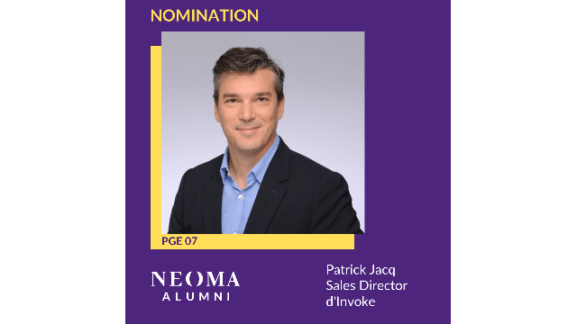 Patrick Jacq est nommé sales director d'Invoke