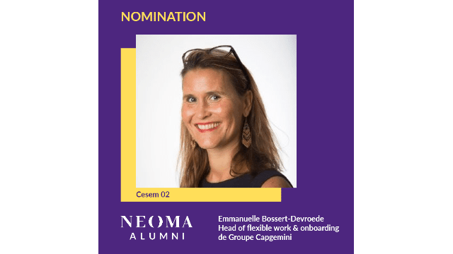 Emmanuelle Bossert-Devroede est promue head of flexible work & onboarding de Groupe Capgemini