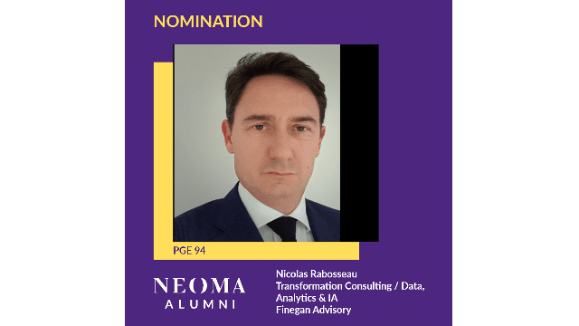 Nicolas Rabosseau   est nommé Directeur Data & IA de Finegan
