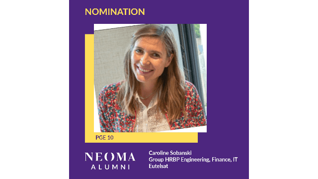Caroline Sobanski   est nommé Group HRBP Engineering, Finance, IT de Eutelsat