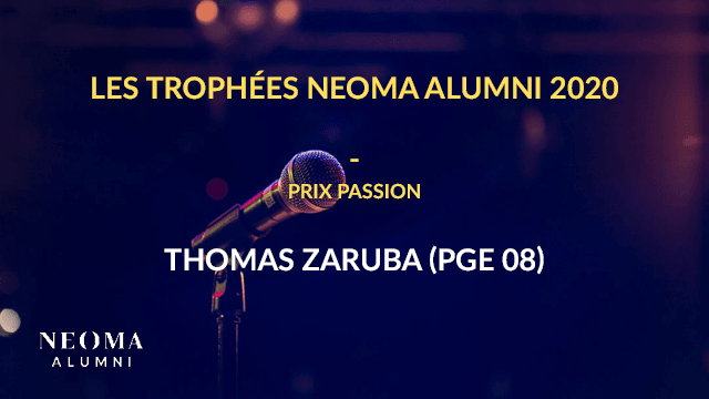 Thomas Zaruba remporte le Prix Passion 2020