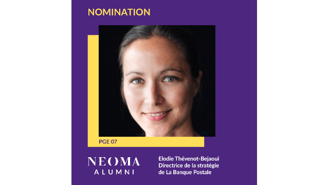 Elodie Thévenot-Bejaoui est nommée directrice de la stratégie de La Banque Postale
