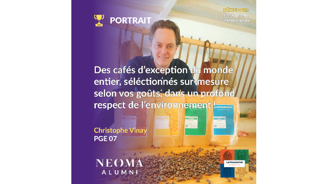 Christophe Vinay (PGE 07) : une autre vision du café