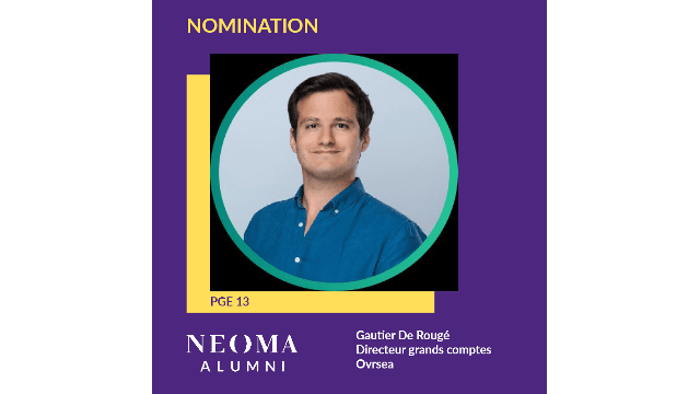 Gautier De Rougé   est nommé Directeur grands comptes de Ovrsea
