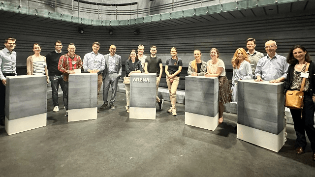 Visit to the Swiss national TV station SRF and networking afterwork in Zurich