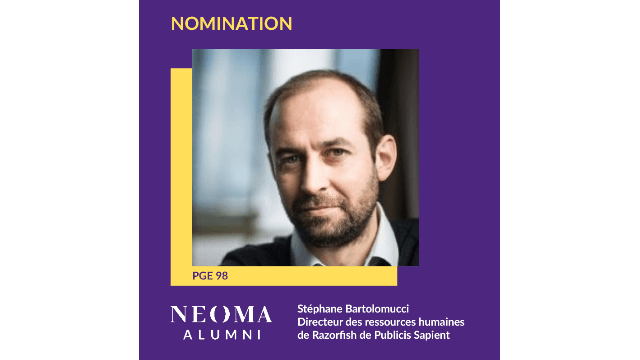 Stéphane Bartolomucci est promu directeur des ressources humaines de Razorfish de Publicis Sapient