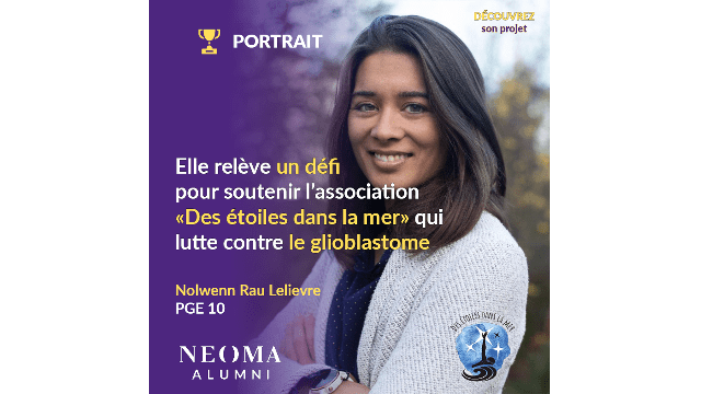 Nolwenn Rau Lelièvre (PGE 10) relève un défi pour soutenir "Des étoiles dans la mer" !