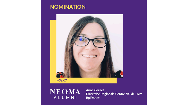 Anne Cornet est promue directeur régional Orléans de Bpifrance