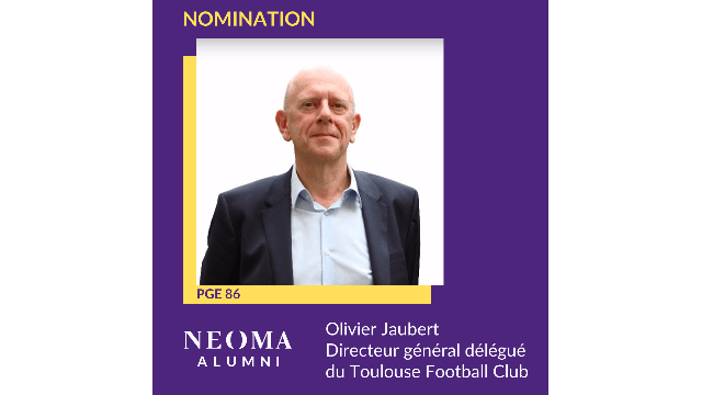 Olivier Jaubert est nommé directeur général délégué du Toulouse Football Club