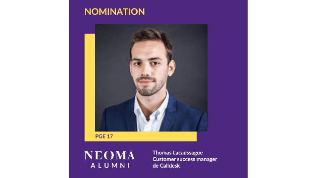 Thomas Lacaussague est nommé customer success manager de Calldesk