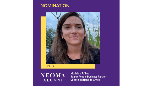 Mathilde Paillou est nommé Senior People Business Partner - Client Solutions de Criteo