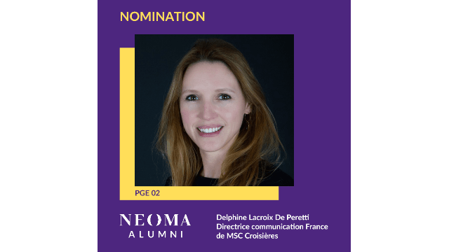 Delphine Lacroix De Peretti est nommée directrice communication France de MSC Croisières