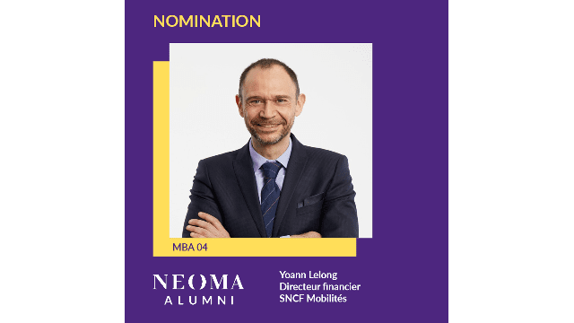 Yoann Lelong est nommé Directeur financier  de SNCF Mobilités
