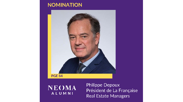 Philippe Depoux est nommé président de La Française Real Estate Managers