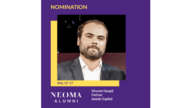 Vincent Goupil  est nommé Partner de Jasmin Capital