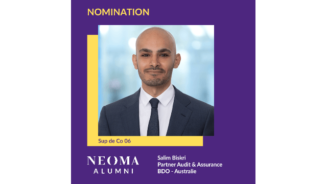 Salim Biskri a été nommé Partner Audit & Assurance chez BDO en Australie