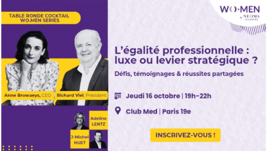 Table ronde Cocktail - L’égalité professionnelle : luxe ou levier stratégique ?