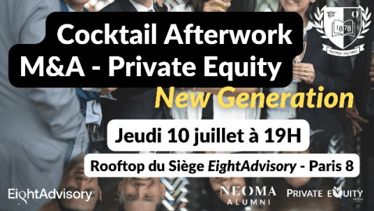 Cocktail Afterwork  du Club M&A - Private Equity - New Génération