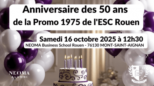 Anniversaire des 50 ans de la promo 1975 de l'ESC Rouen