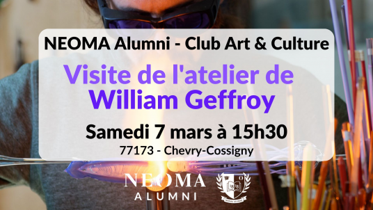 Visite de l'atelier de William Geffroy