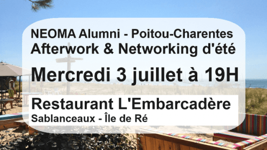 Afterwork & Networking d'été au Restaurant L'embarcadère - Sablanceaux - Île de Ré