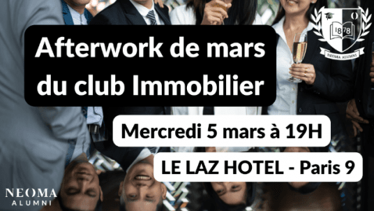 Premier Afterwork 2025 du club Immobilier
