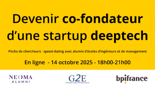 Devenir co-fondateur d'une startup deeptech