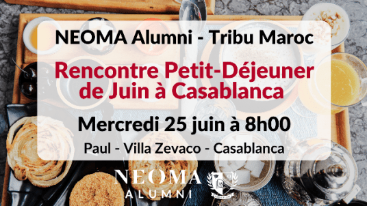Petit-déjeuner networking de juin à Casablanca 
