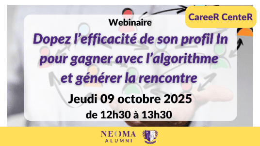 CareeR Webinar - Dopez l’efficacité de son profil In pour gagner avec l’algorithme et générer la rencontre 
