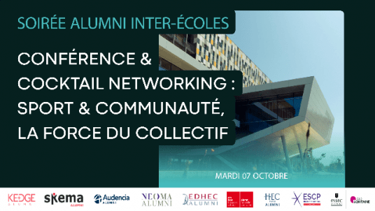 Conférence & Cocktail networking Inter-Écoles à Bordeaux : Sport & Communauté, la force du collectif 
