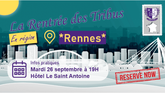 Rentrée des Tribus en région 2023 - Rennes : Soirée rencontres & networking à l'Hôtel Le Saint Antoine