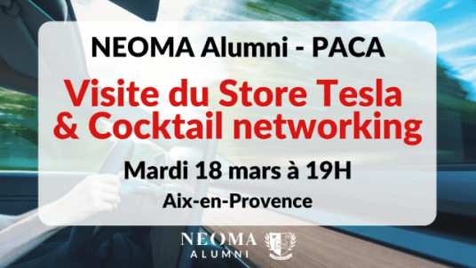 Rencontre réseau à Aix-en-Provence - Visite du Store Tesla & Cocktail networking