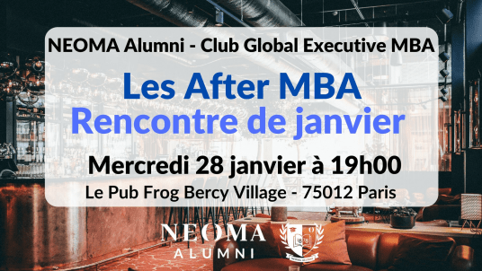 Les After MBA  Rencontre de janvier au Pub Frog de Bercy Village