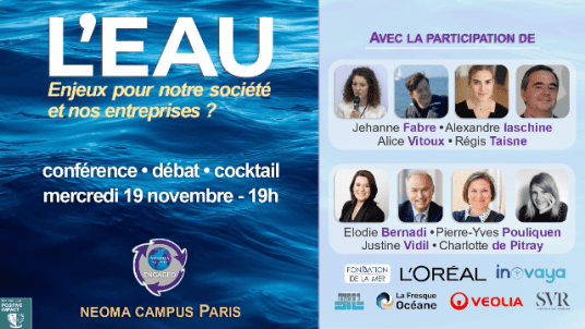 Conférence Cocktail & Networking - L’eau, enjeux pour la société et nos entreprises