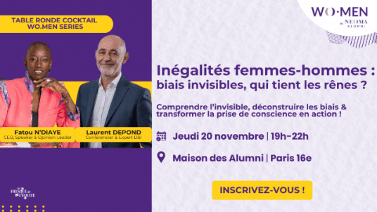 Table ronde Cocktail - Inégalités femmes-hommes : biais invisibles, qui tient les rênes ?