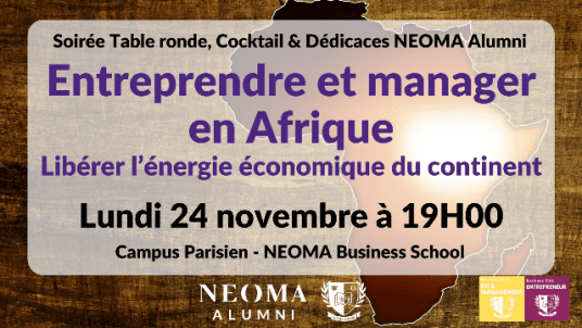 Soirée Cocktail & Dédicaces - Entreprendre et manager en Afrique : Libérer l’énergie économique du continent