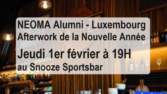 Afterwork de Nouvelle Année au Snooze Sportsbar à Luxembourg 