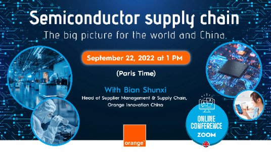 Conférence Semiconductor Supply Chain - The big picture for the world and China