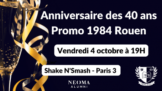 Anniversaire des 40 ans  de la promo 1984 Rouen !