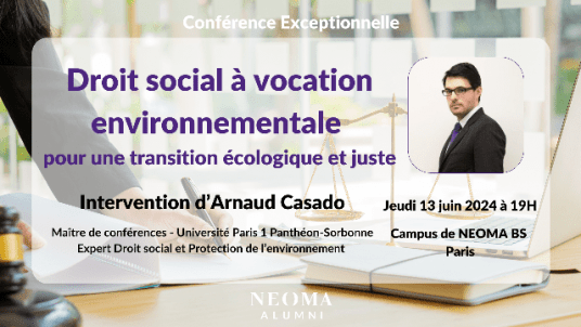 Conférence Cocktail - Droit social à vocation environnementale : pour une transition écologique et juste