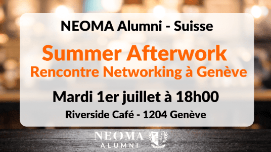 Summer Afterwork & Networking au Riverside Café de Genève
