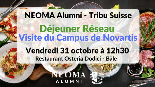 Déjeuner réseau & Visite du  campus de Novartis à Bâle