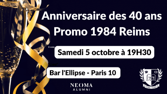 Anniversaire des 40 ans de la promo 1984 Reims !