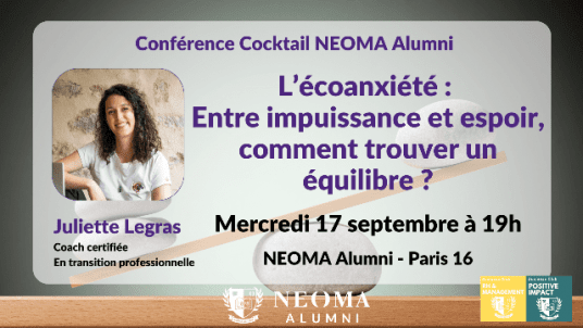 Conférence Cocktail - L’écoanxiété : entre impuissance et espoir, comment trouver un équilibre ?