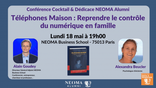 Conférence Cocktail & Dédicace  - Téléphones Maison : Reprendre le contrôle du numérique en famille