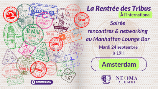  Rentrée des Tribus à l'international 2024 - Amsterdam : Soirée rencontres & networking au Manhattan Lounge Bar 