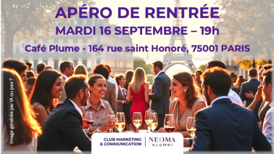 Rentrée du Club Marketing & Communication - Afterwork au Café Plume Paris
