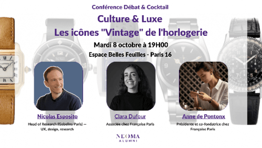 Conférence Cocktail - Culture & luxe : Les icônes "vintage" de l'horlogerie 