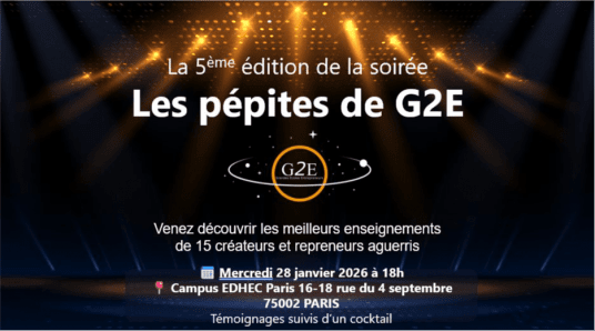 Soirée cocktail « Les pépites de G2E »